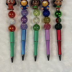 Disney Character Beaded Pens – Cute Handmade Style – $10 Each or Bundle Deal