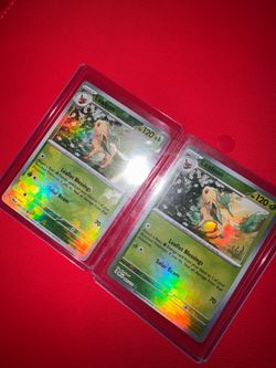 Leafeon Master Ball Pattern Prismatic Evolutions Pokemon