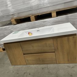 48” floating vanity