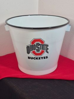 Ohio State Buckeyes Officially Licensed Team Metal Ice Bucket NWOT