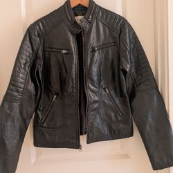 Women's Faux Leather Jacket 