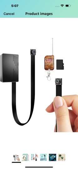 1080P Mini Camera for Home with 64GB Card DIY Indoor Security Camera for Room with Motion Detection