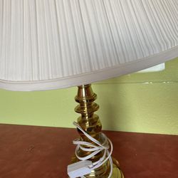 Vintage Table Lamp Brass 2.5' Tall