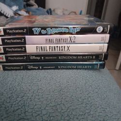 PS2 Games Mix FF And Kingdom Hearts Plus A Bonus