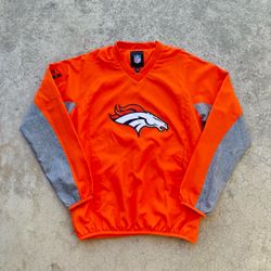 DENVER BRONCOS NFL GIII Pullover Orange Windbreaker Jacket