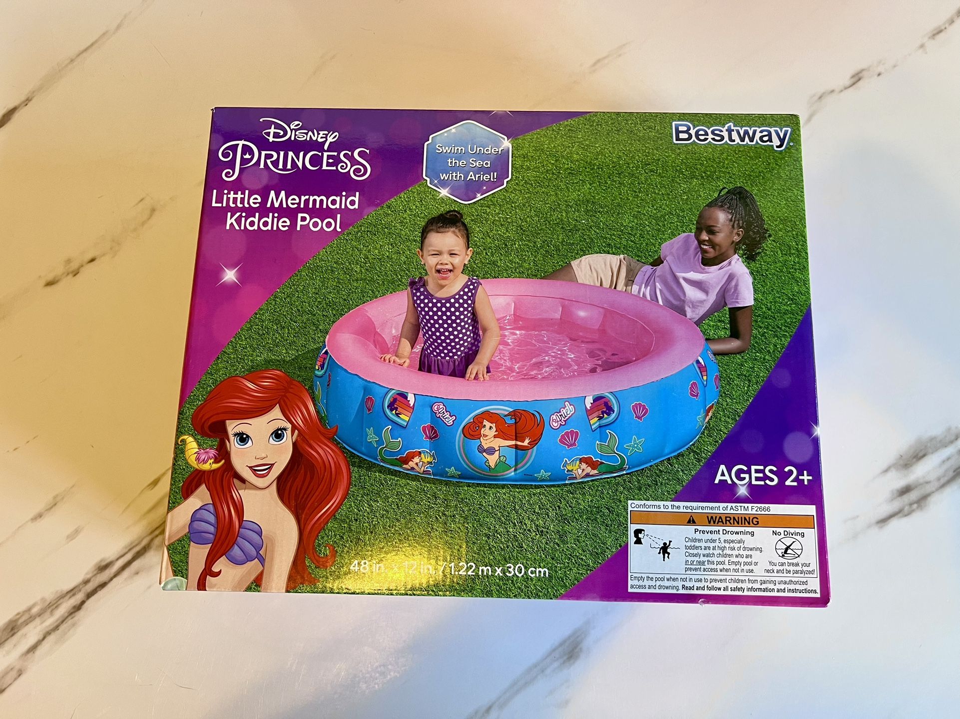Disney The Little Mermaid Kiddie Pool (ages 2+)