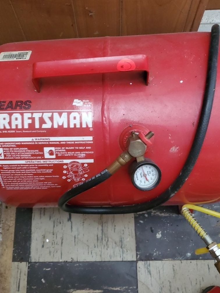 Craftsman 125Psi Portable Air Compressor M#9195209