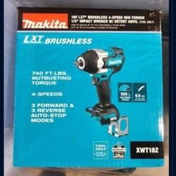 Xwt18 Makita 4 Speed New Drill Only