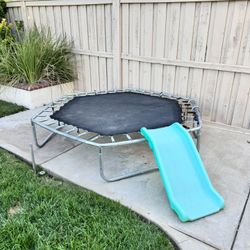 Kids Trampoline With Slide 