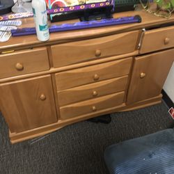 Large wooden dresser
