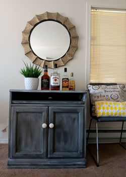Cabinet Side Table Bar