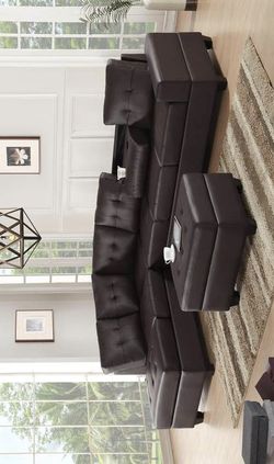 New Sectional with ottoman/ couch