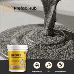 Natural Stone Coating No. 16 | Slate Gray Granite Style Decorative Finish