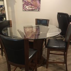 Counter Height Dining Table And Chairs