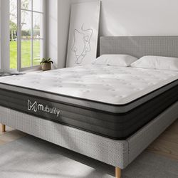 New In box ,Full Mattress,10 Inch Hybrid Mattress with Gel Memory Foam,Motion Isolation Individually Wrapped Pocket Coil