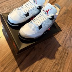 Jordan Retro 4 White Cements 
