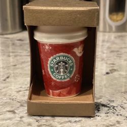 Holiday Christmas Cup Ornament