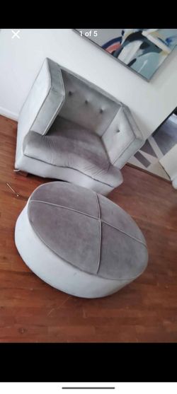 Chair and ottoman