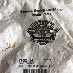 Harley Davidson trim console