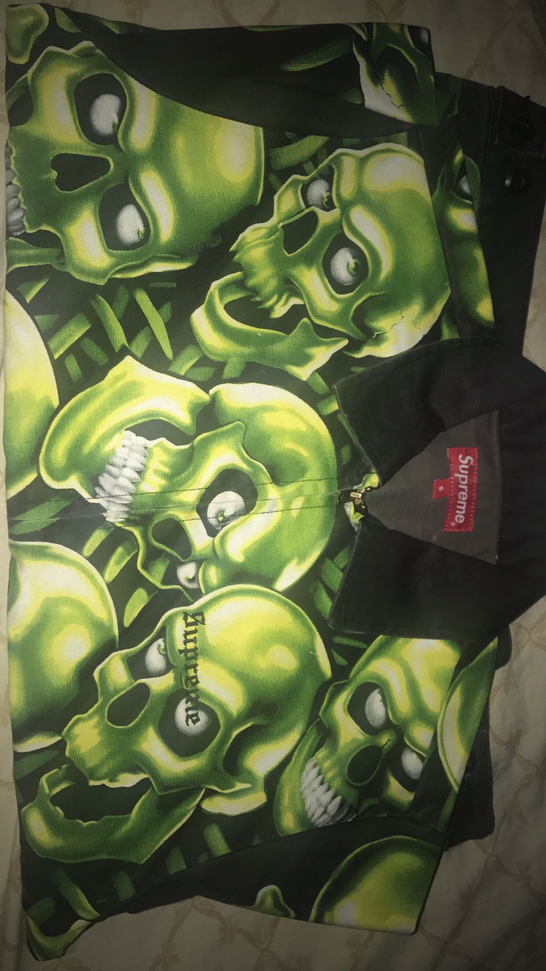 Supreme multi skull work pile jacket size S