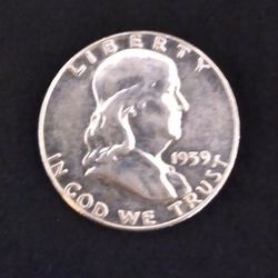 1959 Franklin Half Dollar 