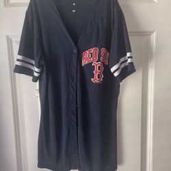 Red Sox Button Down Jersey