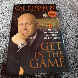 Signed Cal Ripken Jr. Book – Get in the Game (Autographed Hardcover)