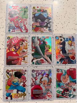 One piece x Round 1 promo FULL SET.