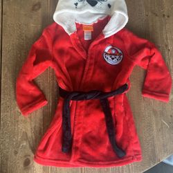 Nickelodeon Paw Patrol “Marshall” Soft Plush Bath Shower Hooded Robe NEW
