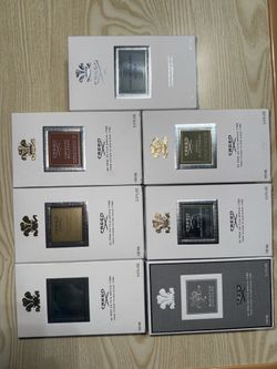 Authentic Creed 100mL Empty Original Boxes – Aventus Cologne, Green Irish Tweed, Silver Mountain Water & More