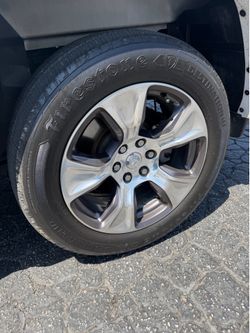 2020 Ram Laramie 20” wheels with tires 60 percent