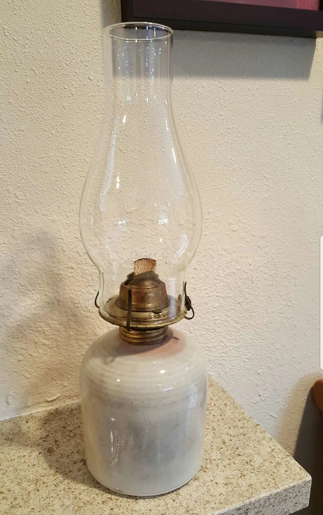 vintage oil lamp eagle