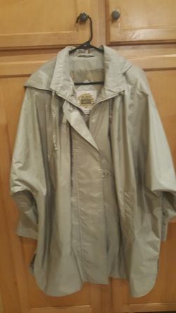 Womans rain coat