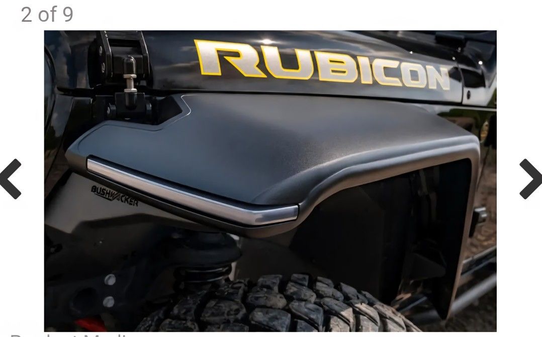 Jeep JL Bushwacker Hyperform Fender Flares