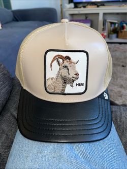 Goorin “Him” goat new!!! Trucker hat