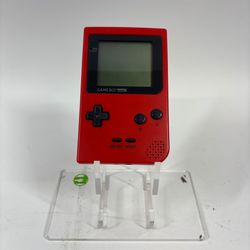 Nintendo Game Boy Pocket Handheld Game Console MGB-001 Red