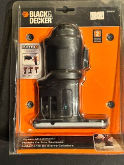 BLACK+DECKER MATRIX Jigsaw Attachment BDCMTJS.  New Black+Decker Matrix Jigsaw Attachment. Part of Quick Connect System. Has tool-free blade change. H