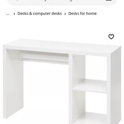 Ikea white desk