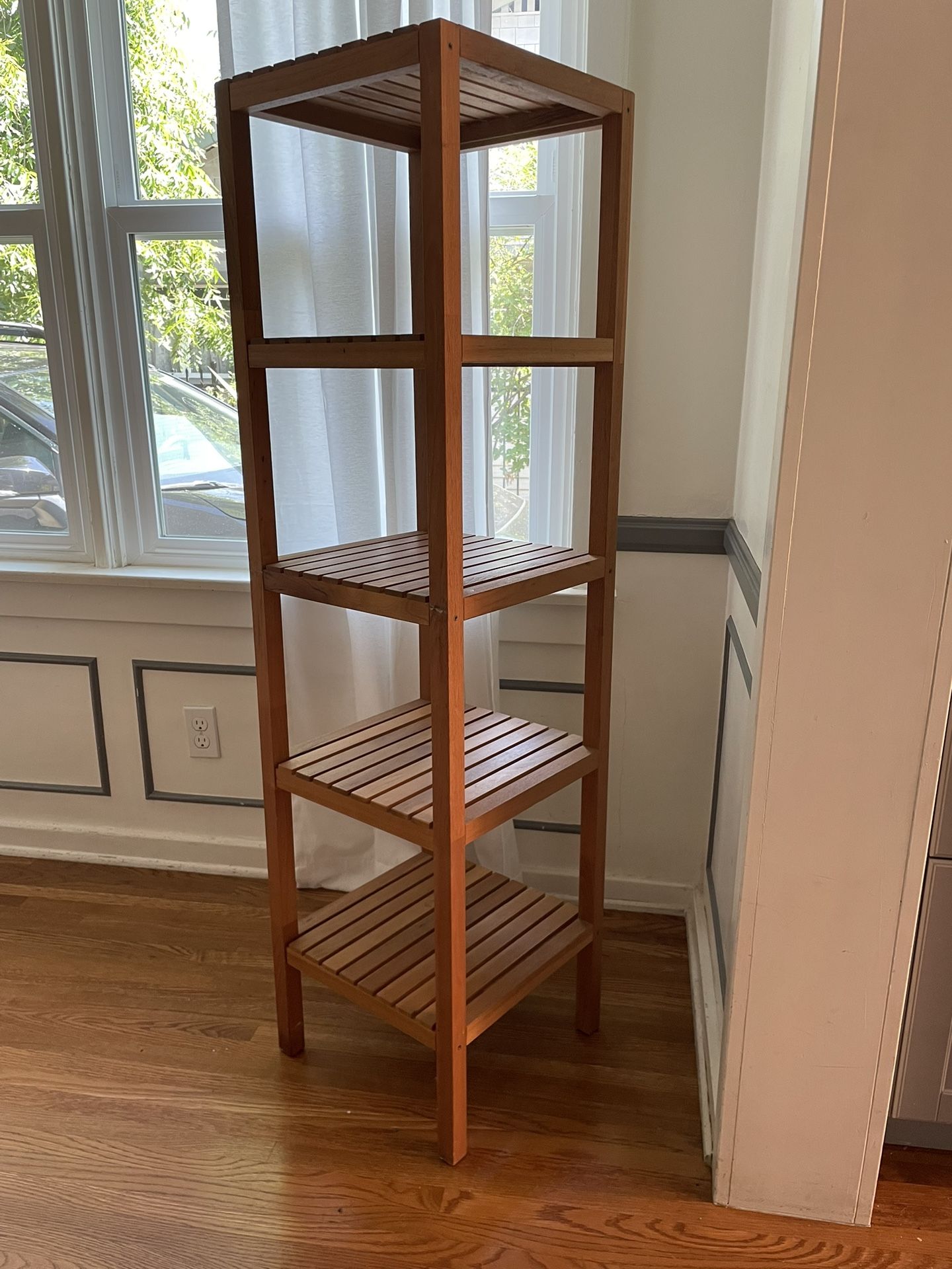 Wood Storage Shelf