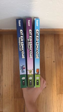 Cat Kid Comic Club-3 books