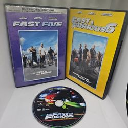 Fast Five + Fast & Furious 6 + Franchise Collection Bonus Disc DVDs