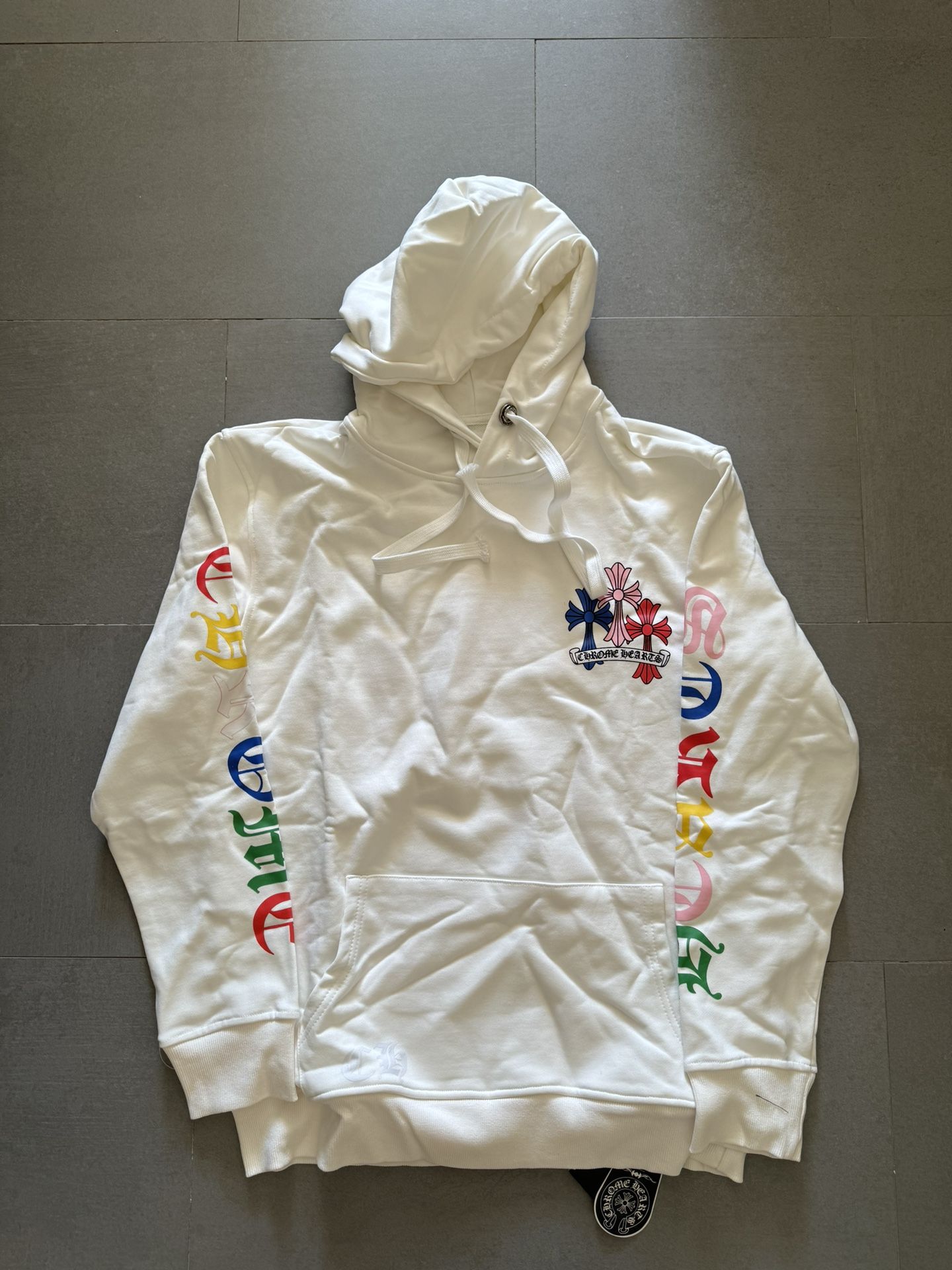 Chrome Hearts White Pullover Hoodie