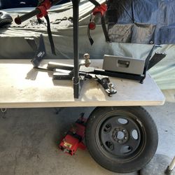 Hitch, Bike rack, Drawer, And Tire Package