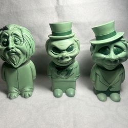 Disney Haunted Mansion Ghost Gus Ezra and Phineas, Bobblehead Glow In The Dark