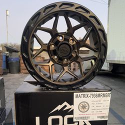 Lock Off-Road MATRIX Rims – 17x9 | 6x139.7 | Matte Bronze/Black
