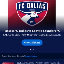 Fc Dallas Tickets 4/12/2025