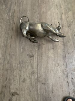 Toro De Cobre De Coracion Para La Casa Y Más