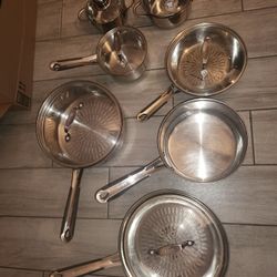 7 Piece Beka GERMANY And Tfal PAN SET