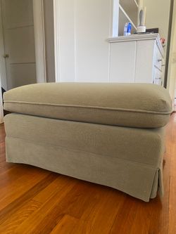 Green ottoman