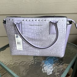 French Connection Original Bag NewT Rosie Croco - Lavender Crocodile 